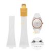 CTS Fluororubber dirželis Tissot PRX serijos Super Player laikrodžiams 35mm 40mm Greito atsegimo spyruoklinė sagtelė FKM laikrodžio dirželis 11mm 12mm