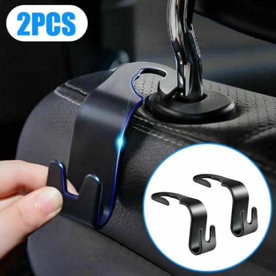 Car Interior Seat Back Hook Hanger Holder For Clothes Storage Bag Accessories
