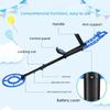Kids Metal Detector Lightweight 1.2lbs Adjustable 60cm To 79cm Rod Secure Battery Cover Detects Gold Silver Coin Jewelry 10cm Underground Depth
