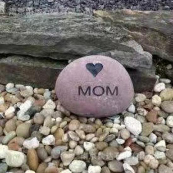 

Трансграничный мемориальный камень для питомца: Гравированный камешек для собак и животных, для использования на улице 12-13cm