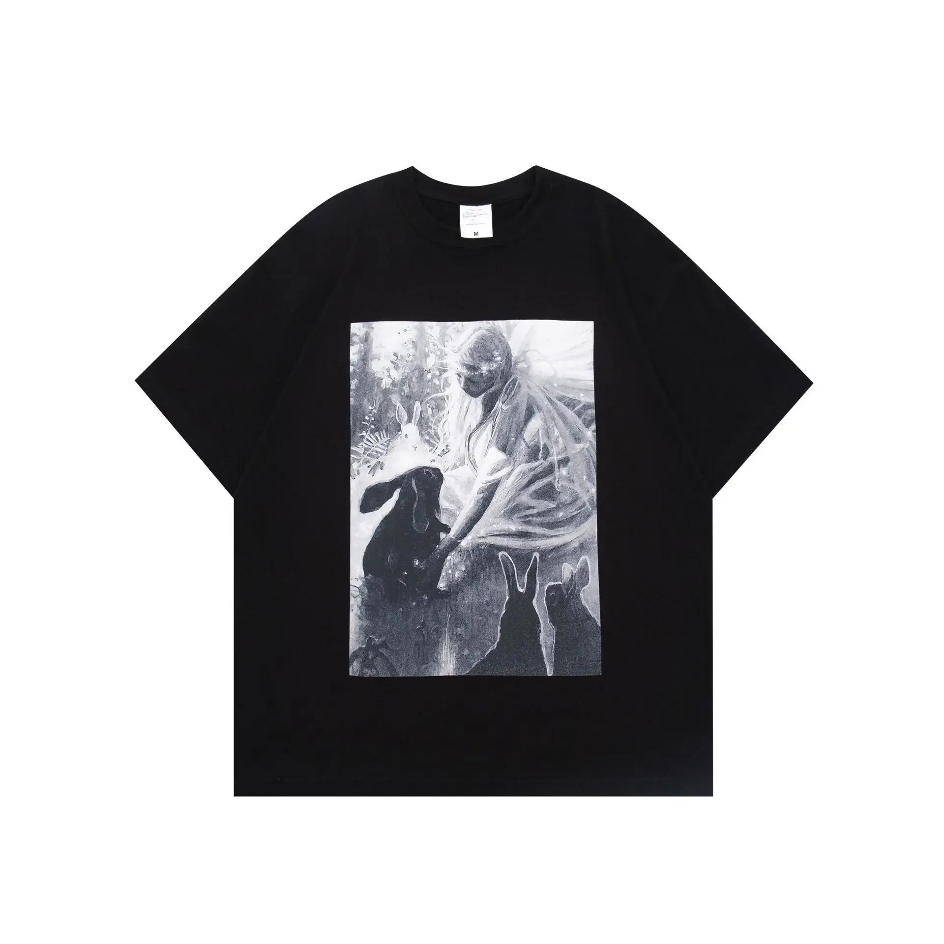 

Spring and Summer New Personality Letter Pattern Printing Tshirt Street Fashion Loose ShortSleeved Womens Top 4XL