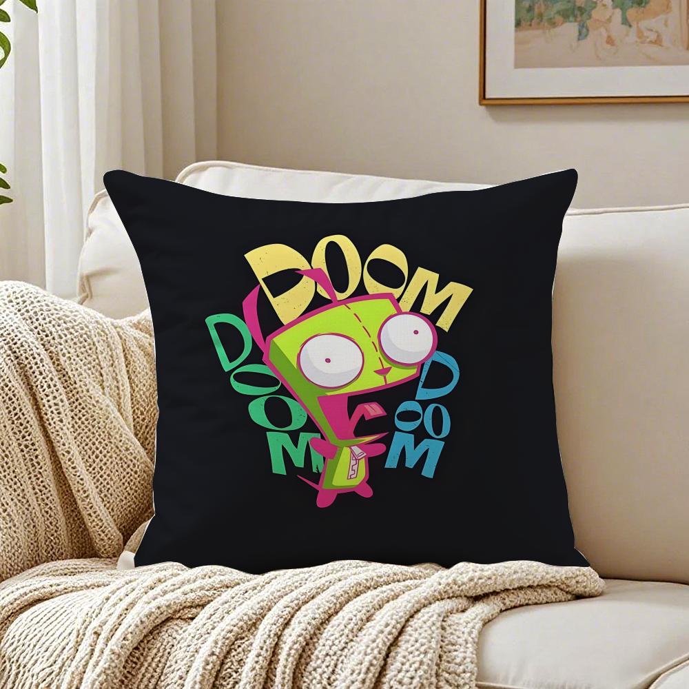Animation I-Invader Cushion Cover Pillowcase Anti-Dustmite Living Room Sofa Decor Cushion Room
