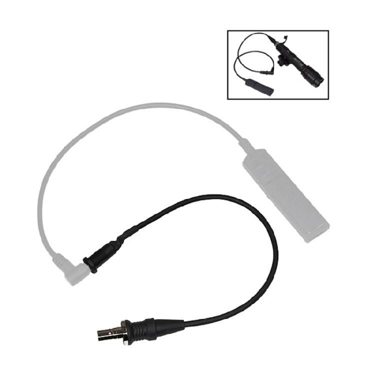 Simple Connect 3.50mm to Extension Cable Tail Switches for Flashlights M600 Durability Construction Hiking