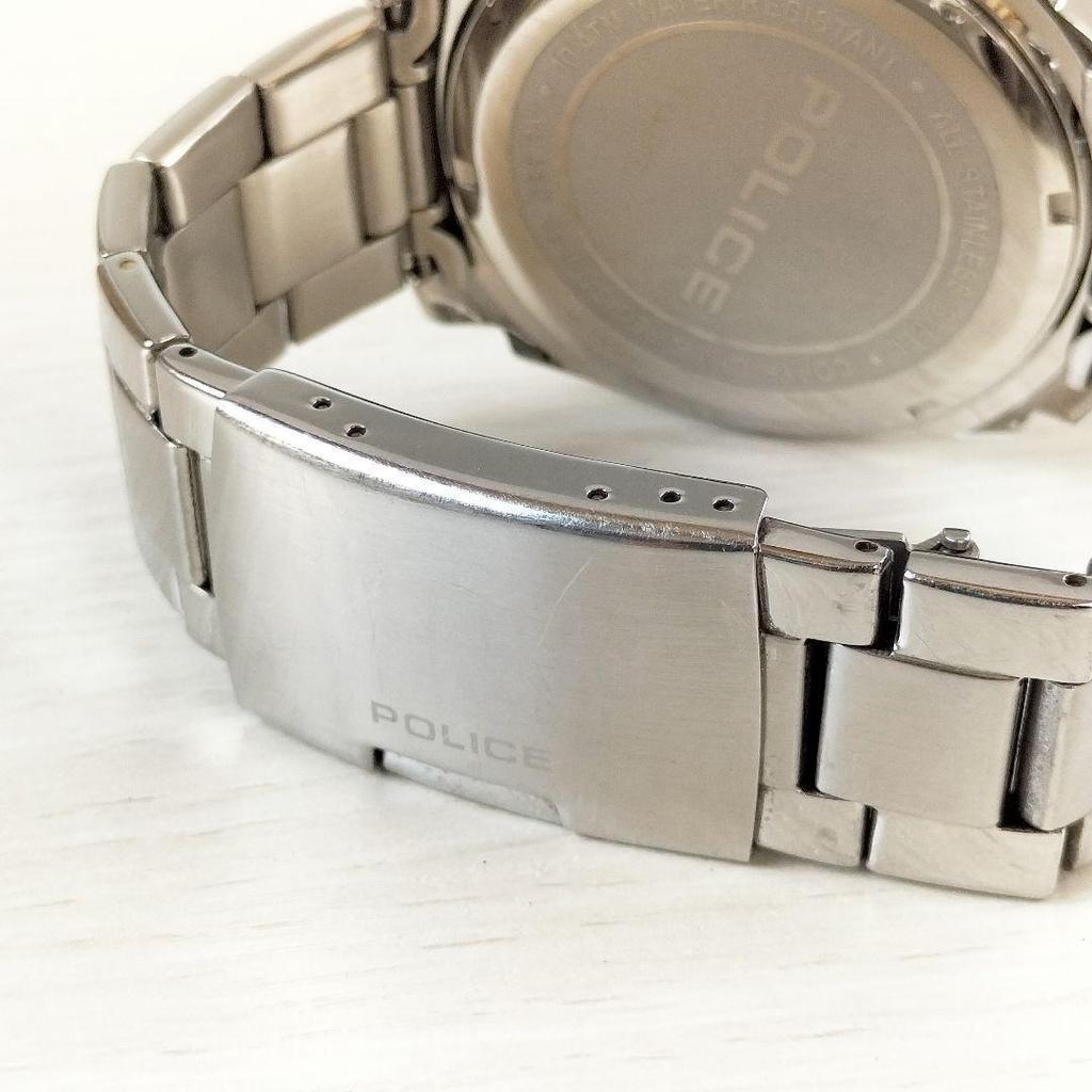 Used POLICE Men's Watch 14717J, Quartz Working Condition