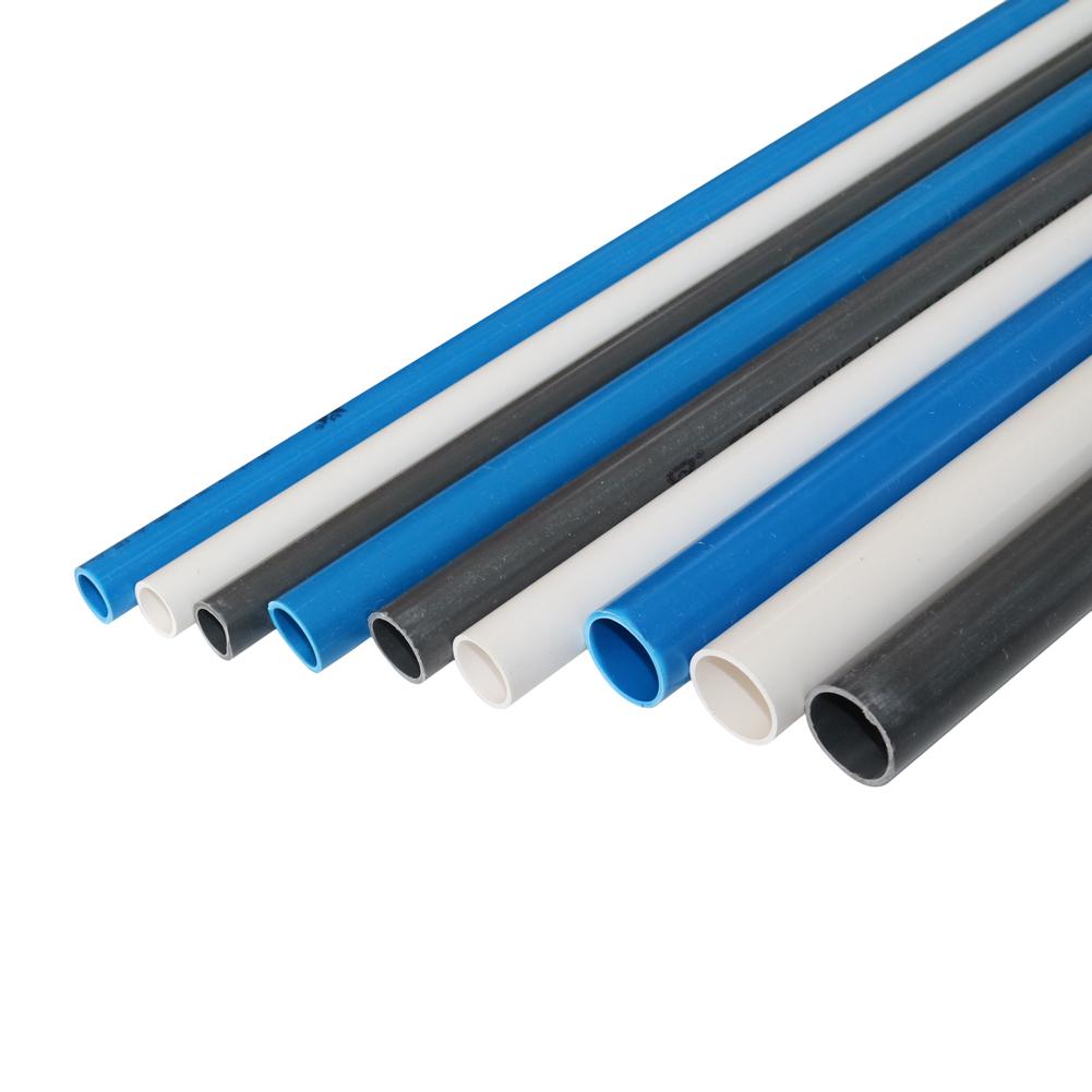 2Pcs PVC Pipe Fittings OD 20/25/32mm Tube Lenght 48-50cm DIY Fish Tank Garden Irrigation Plastic Drainage Plumbing Accessories