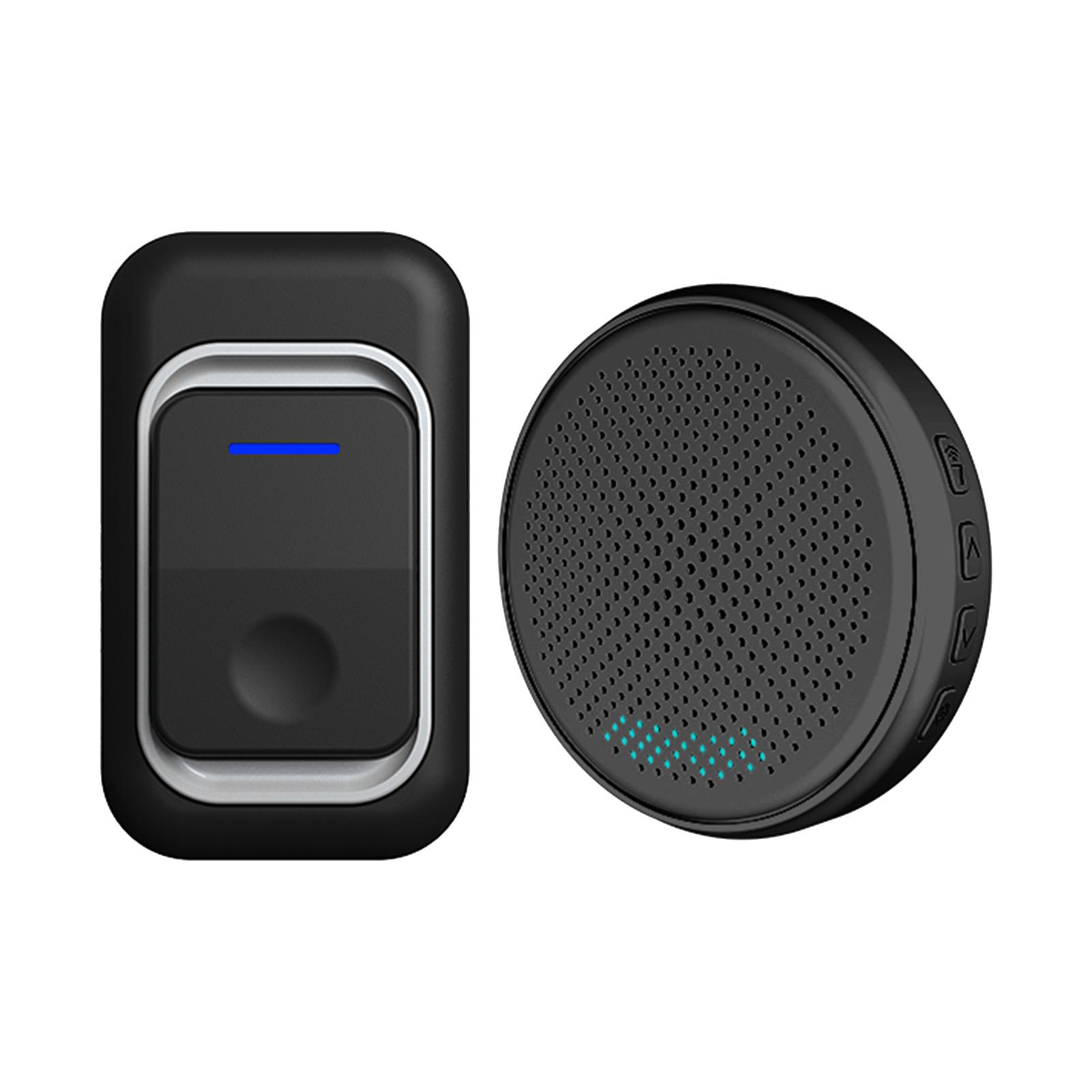 

Wireless Doorbell USB Powered 4 Volume Levels 58 Melodies Tones 4 Flash Modes for Villa Home Office Apartment Door Use