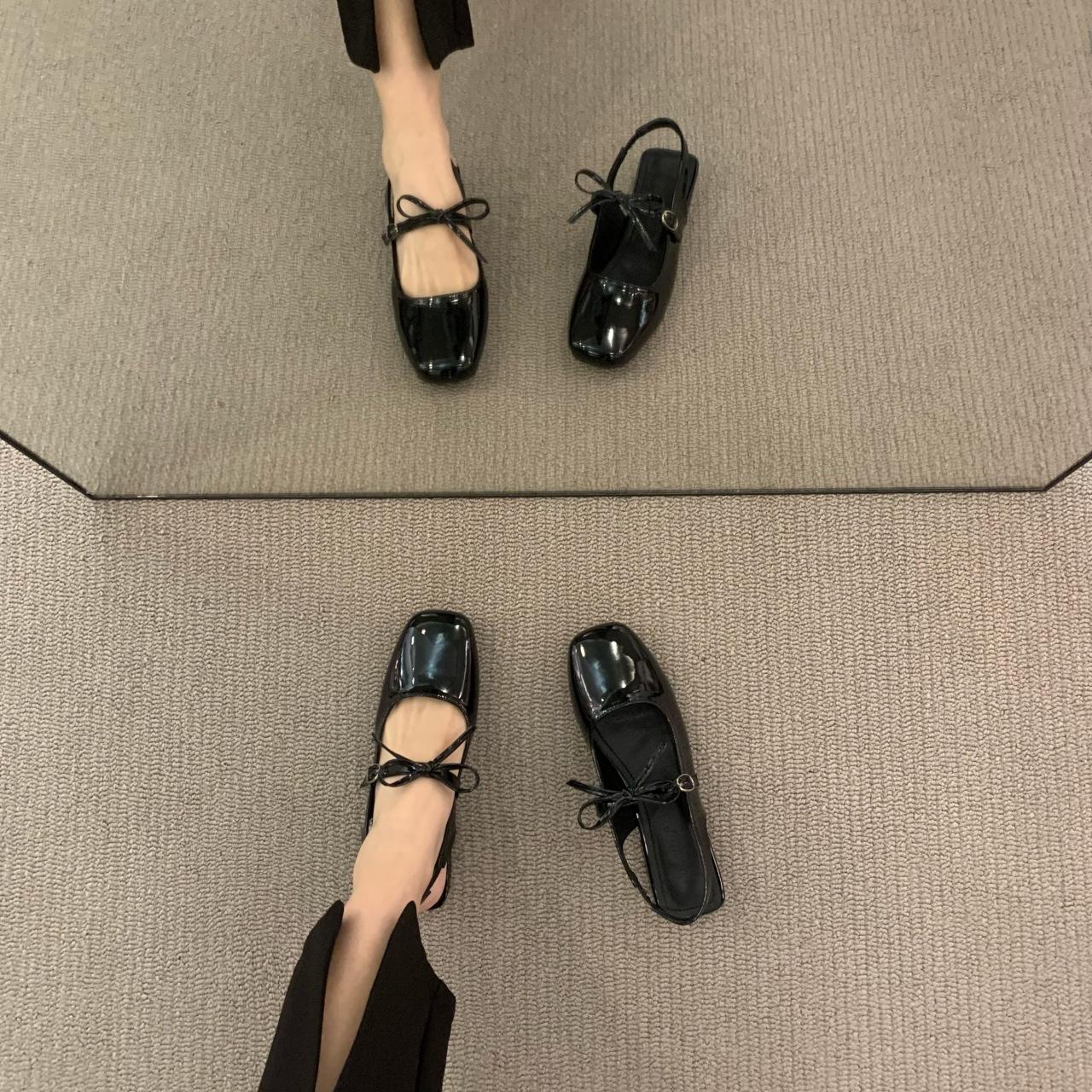 

Shallow slippers women s summer new with skirt bag head lazy cool slippers women 35 чорний