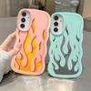 Creative Flame Fire Soft Phone Cover Case for Samsung Galaxy A16 A14 A11 A52 A21s A15 A13 A12 A33 A05 A04 A53 A22 A23 A06 A03
