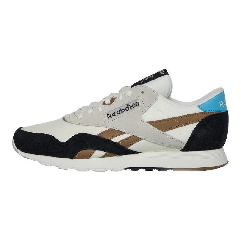 Reebok Classic Nylon Vintage Unisex Low-Top Running Shoes White Black 100075300 40.5