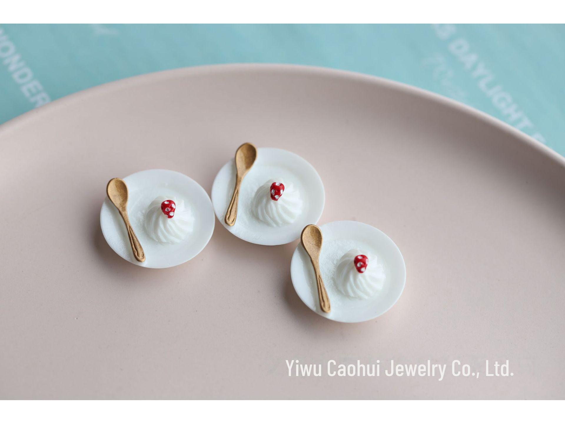 

Магнит на холодильник в виде имитации еды своими руками: Стейк, кофе, паста Size approx. 2.7cm x 2.7cm