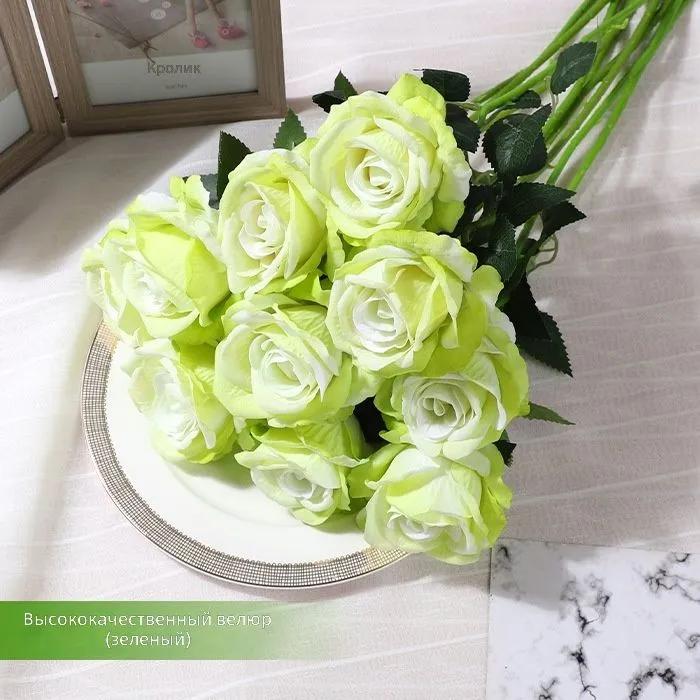 Artificial Flowers Flum 24 pcs white