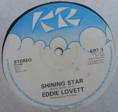 12inch Record EDDIE LOVETT - Shining Star KRT3 KR 1981 UK Reggae, Ska & Dub Used