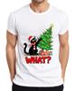 What Black Cat Christmas Funny Xmas Tree Gifts Unisexs Tshirt