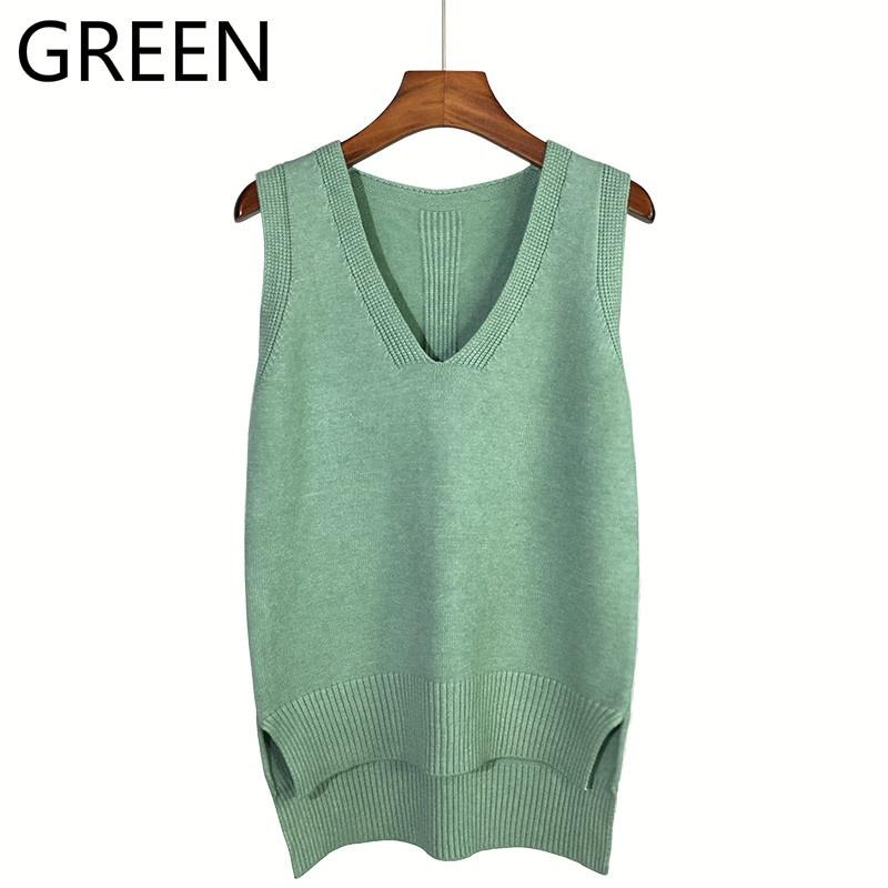 LifeShe Womens V-Neck Knitted Vest Sweater Pullover Sleeveless Uniform Waistcoat