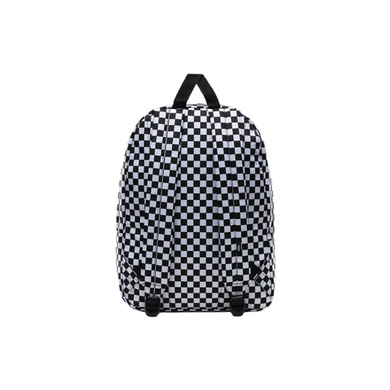 Vans Polyester Backpack Regular Unisex Black White Vans VN0A3I6RHU0