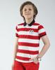 Monte Carlo Boys Striped Collar Neck T-Shirt