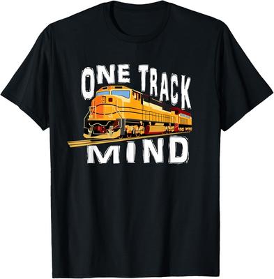 Einspurig Denkende Zuglok T-Shirt Lustiges Geschenk Unisex T-Shirt