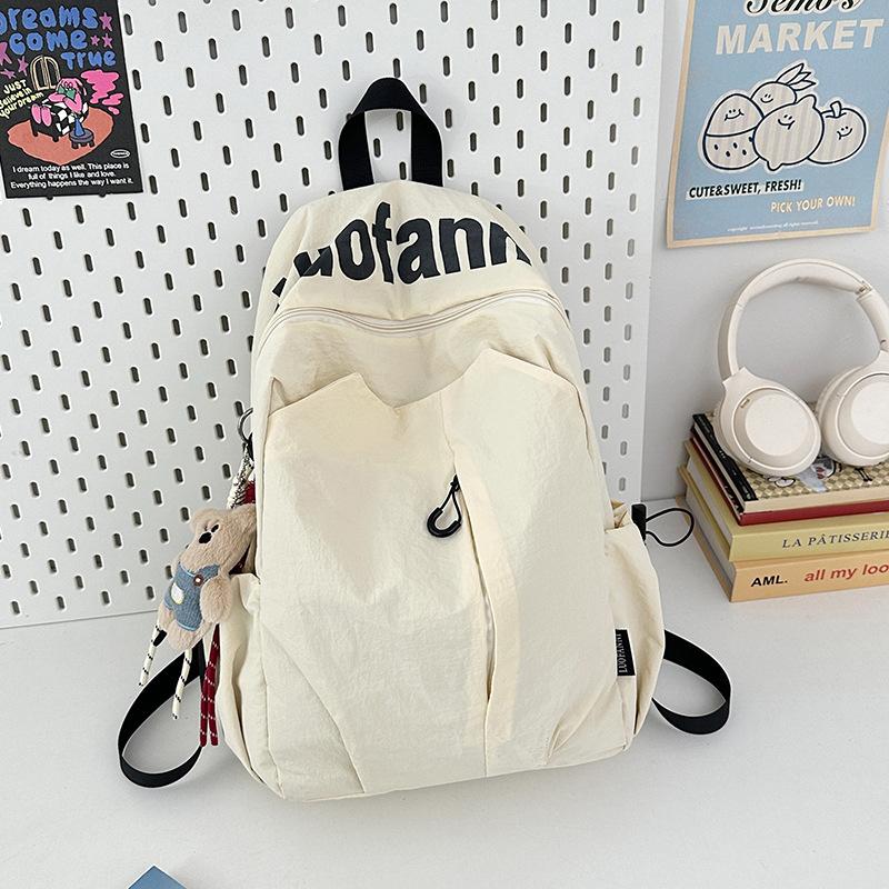 Schoolbag Ins Niche Lightweight Water-proof High School Students and Women Large Capacity Sports Outdoor Backpack Travel Backpack
