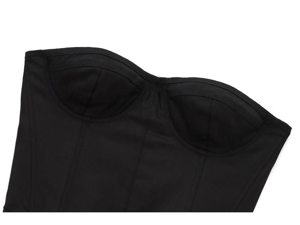 Women's Sleeveless Bustier Corset Top - Sexy European & American Style for Spring & Autumn 2025