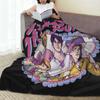 Rumi Neon Showcase Kpop Demon Hunters Star Warm Soft Blanket  Plush Throw Blanket Home Decor Flannel Bedspread Sofa Bed Cover