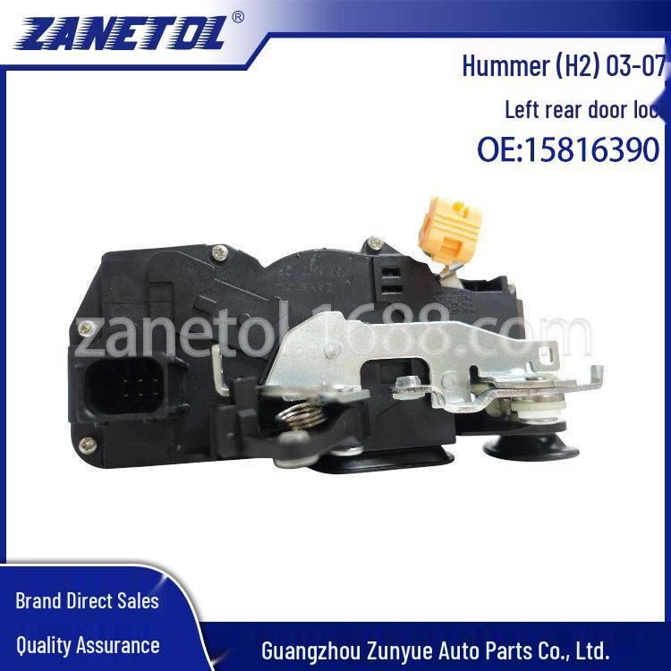 Hummer H2 (2003-2007) Left Rear Door Lock Actuator - Part Number 15816390 ZANETOL