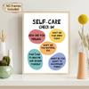 Calming Corner Classroom Posters 8x10 In, Feelings Wheel Chart & Emotions Poster For Kids, Mental Health Wall Decorations For Preschool Teachers,