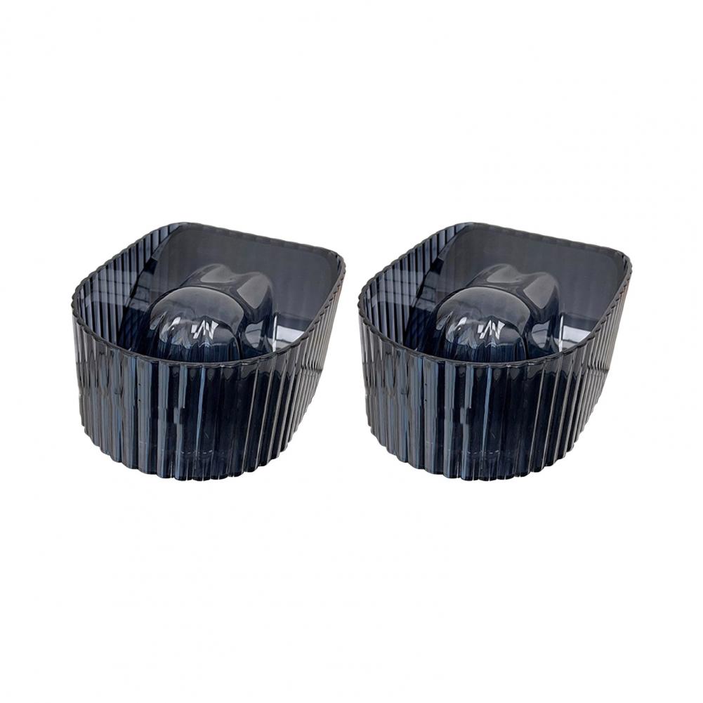 2Pcs DIY Nail Art Hand Soaking Bowl Polish Manicure Soak Off Bowl Hand Wash Soaker Tray Home Salon Acrylic Polish Remover Bowl