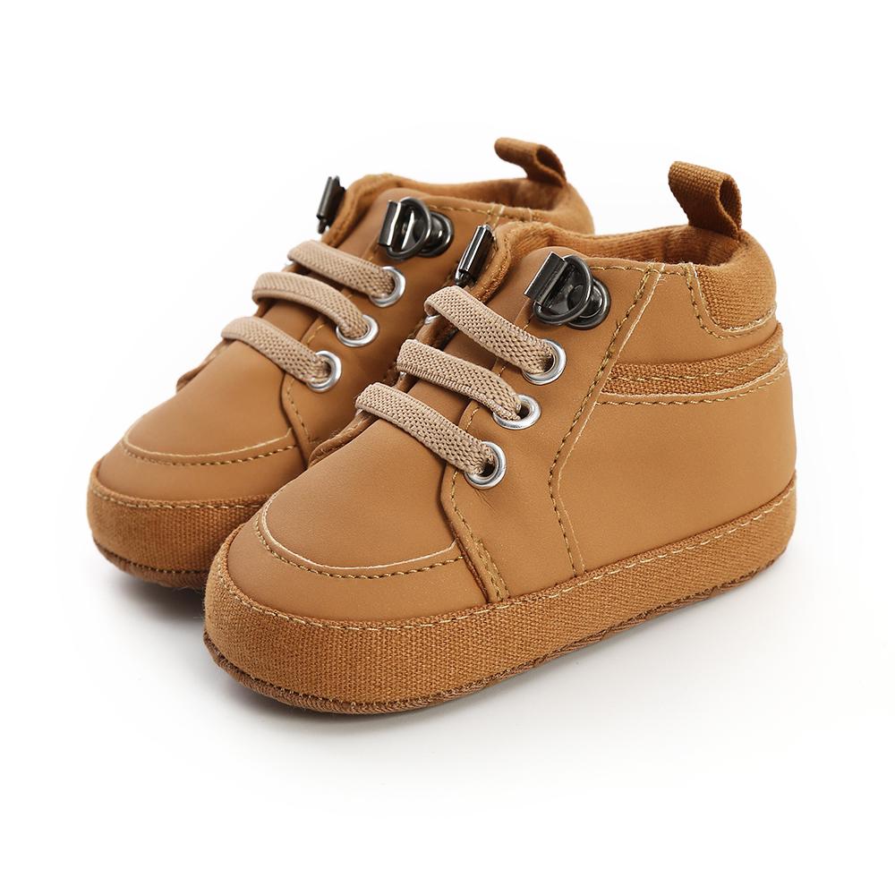 Baby Sneakers Infant Boys Girls Sports Shoes Toddler Casual Cotton Sole Anti-slip PU First Walkers Crawl Crib Basketball Shoes