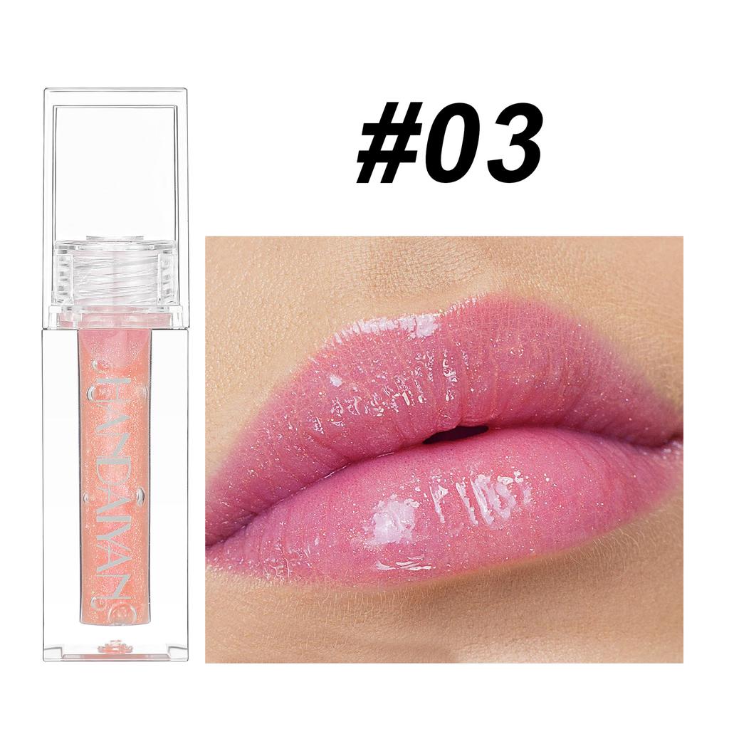 Olio Labbra che Cambia Colore, Lucidalabbra Trasparente Brillante, Tintalabbra Idratante con Scintillio Perlescente, Trucco Labbra Lucido Effetto Bagnato a Lunga Tenuta