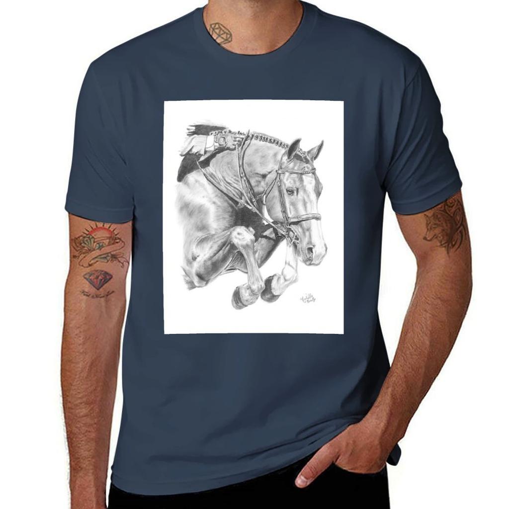Showjumper TShirt Big and Tall Solid Color TShirt