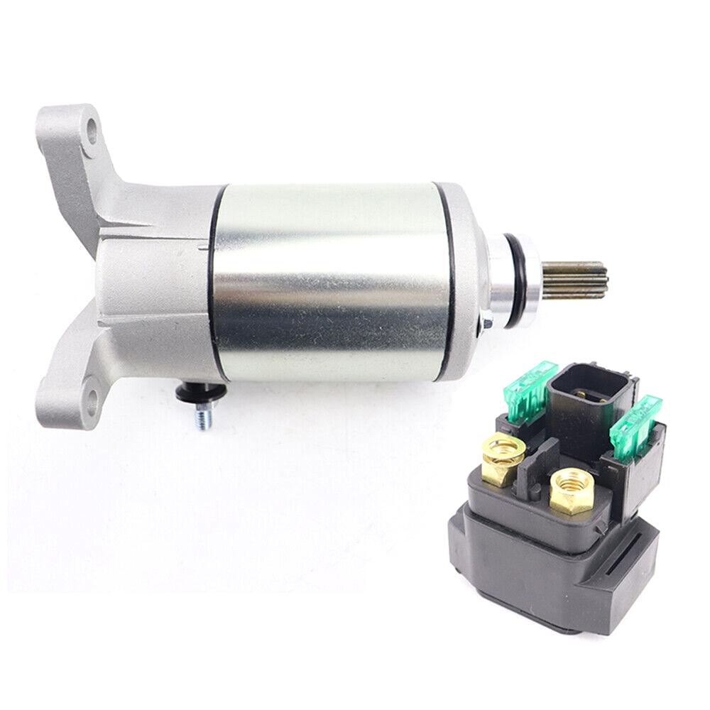 

Starter Motor with RelayFor Suzuki Ozark 250 LT-F250 2002-2014 Quadsport 250 LT-Z250 2004-2009,31100-02C01, 31100-02C02 Starter set