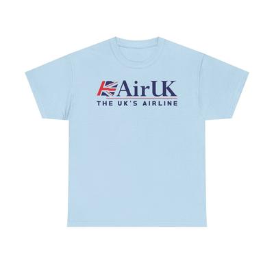 Air UK Leisure Wypoczynek Bez Kompromisów Vintage Logo Linii Lotniczych Koszulka Lotnicza