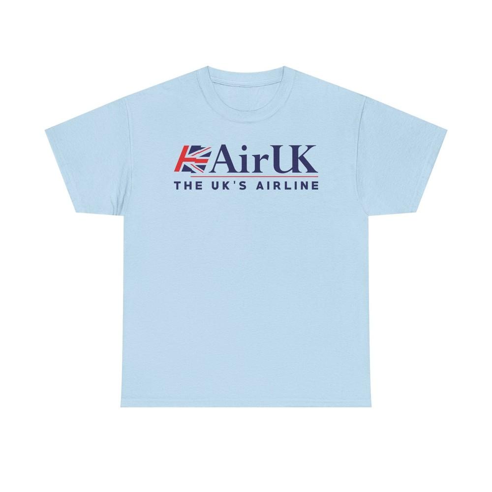 

Air UK Leisure Leisure Without Compromise Vintage Airline Logo Aviation T-shirt S