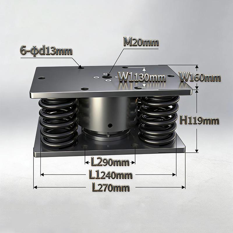Damping Spring Shock Absorber for Fans, Water Pumps, Generators, Chillers, and Punch Presses Contact for Details