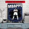 Mbappe 5D Diy Diamond Painting Round Diamond Diy Frameless Holiday Artwork Suitable For Home Office Wall Decoration