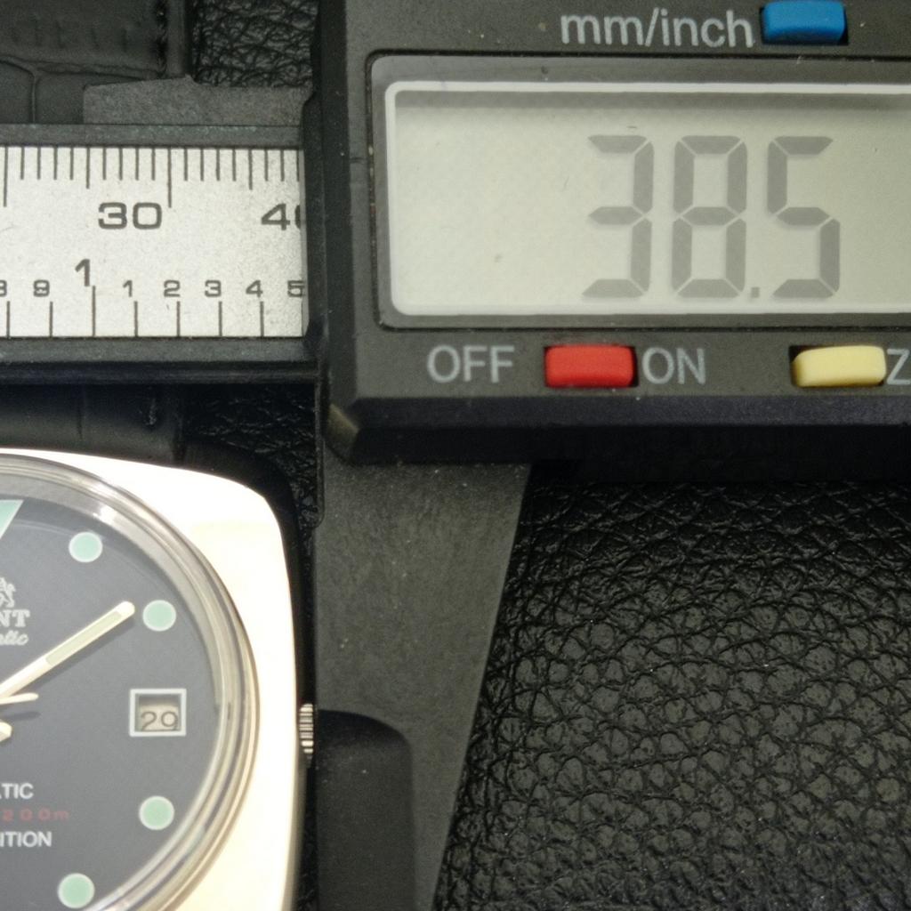 USED JAPAN VINTAGE ORIENT AUTOMATIC 46941 MENS BLUE COLOR DIAL WATCH A702233-5 R123-a702233