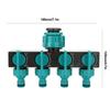 1/2in-3/4in-1in Hose Splitters Agriculture Irrigation Splitters Plastic 4-Way Water Separator for Drip Irrigation Lawns