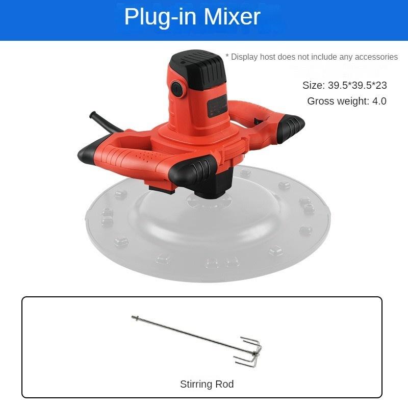 1680W Multi Functional Electric Troweling Machine Concrete Pavement Electric Mixer High Power Cement Plastering Equipment