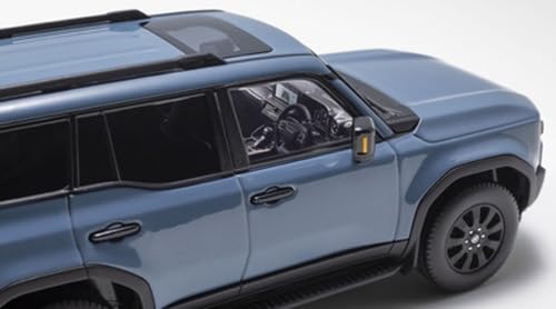 Kyosho Original 1/43 Scale Toyota Land Cruiser 250 ZX Optional Wheel Ver. (Smoky Blue) Finished Product KS03927SB