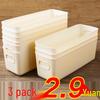 Minimalist Rectangular Plastic Drawer Storage Box