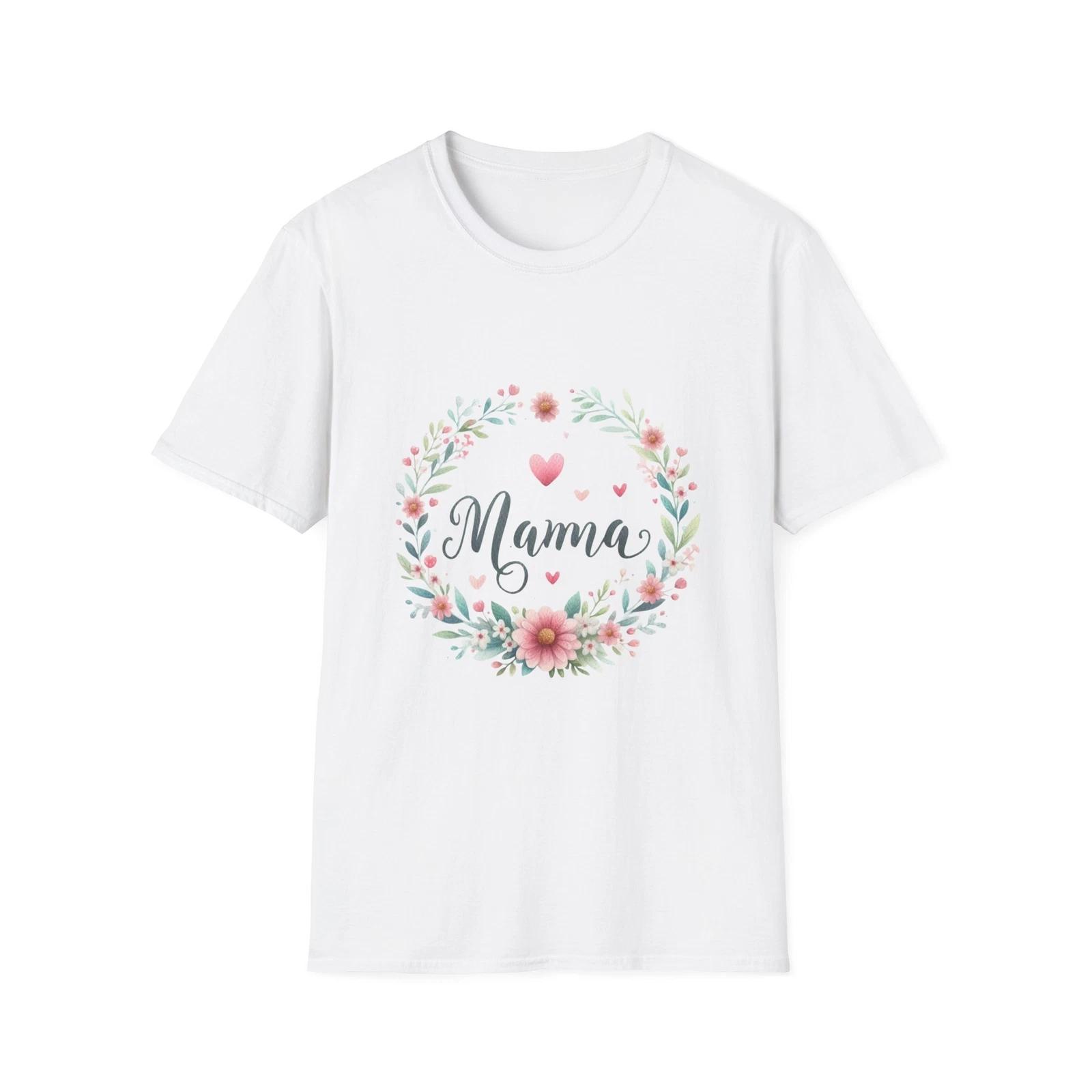 Floral Mom T-Shirt, Gift for Mom, Funny Mom Shirt, Mother s Gift Day Shirt 2XL