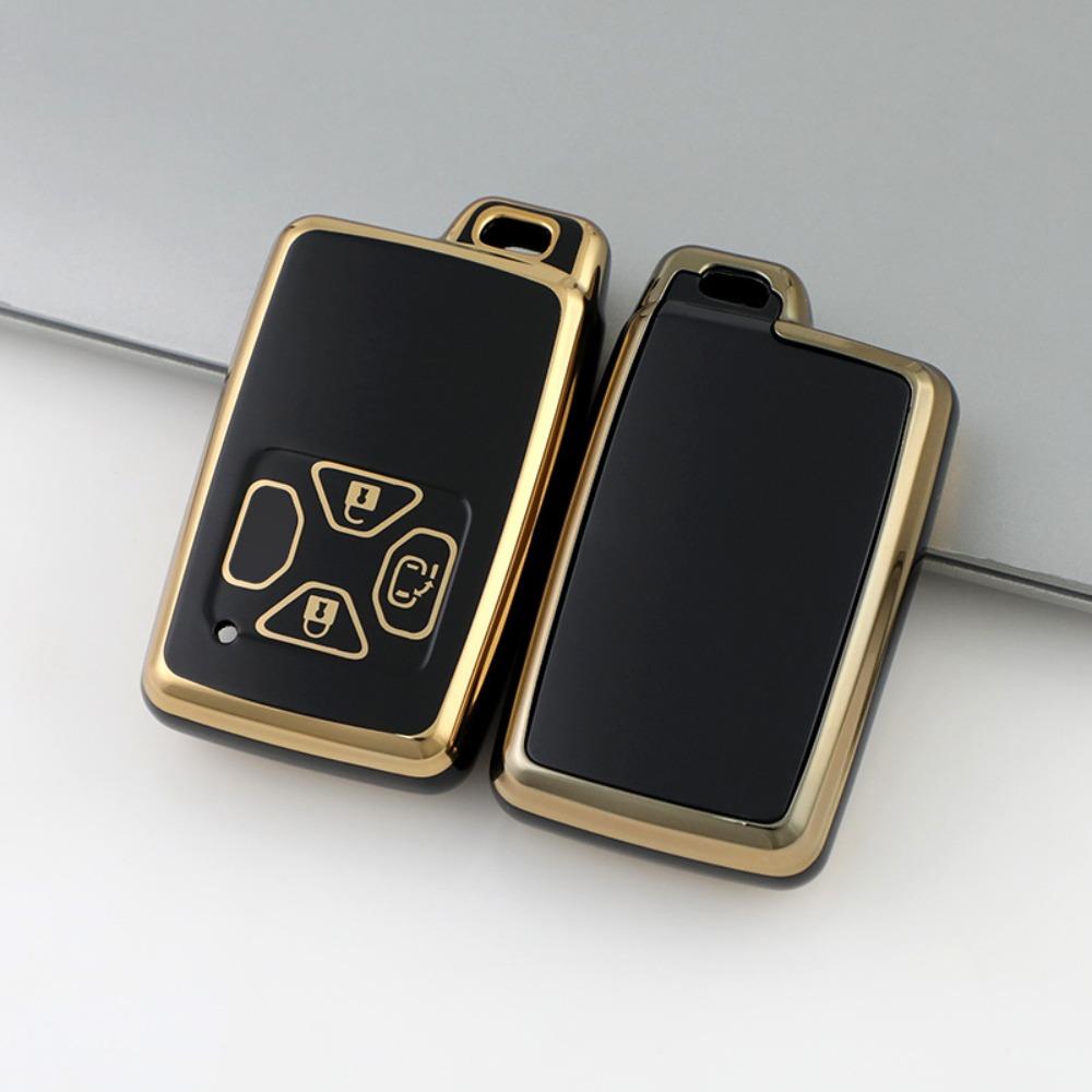 Стильный чехол-брелок для старых Toyota Previa Alphard Reiz RAV4 с золотистой окантовкой