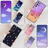 Art Pixel Anime Moon Aesthetic Cell Phone Case for Samsung Galaxy S26 Ultra S25 S24 S23 S22 S21 S20 Note10 Cover