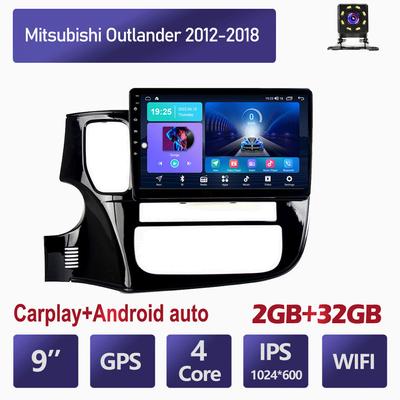 Autorádio Android Auto pro Mitsubishi Outlander 2012-2018 Multimediální přehrávač GPS Naigation Stereo Carplay HU 2+32GB