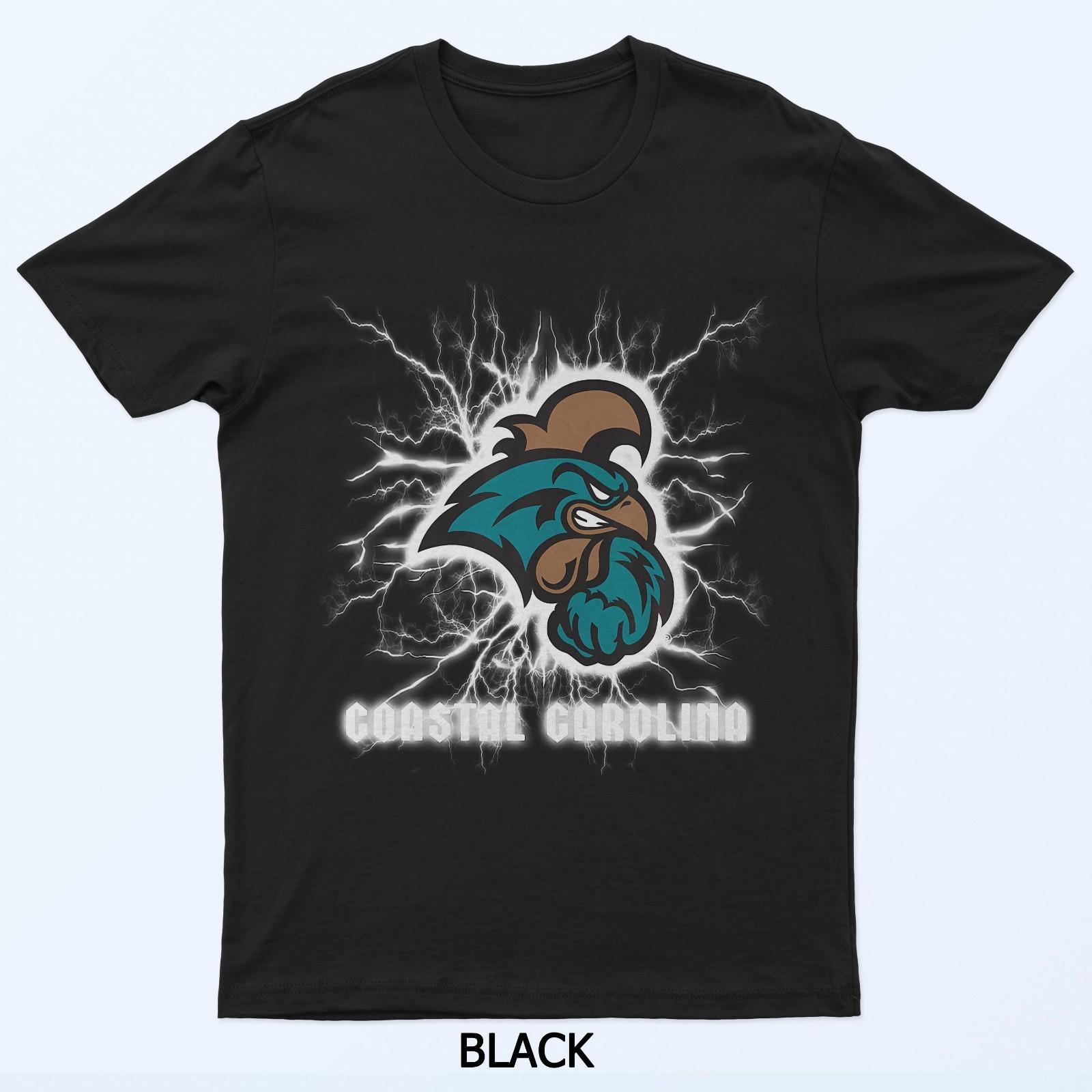 Coastal Carolina Chanticleers 90 S Lightning T-Shirt M