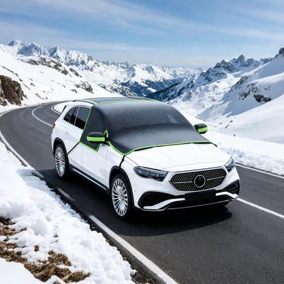 Windshield Snow Cover Heavy Duty All-Weather Oxford Fabric Waterproof Auto Sunshade Windshield Cover Window Blanket For Car SUV