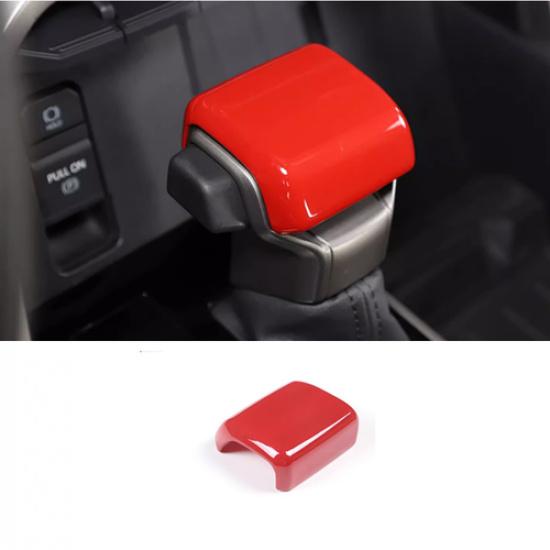 

1pcs Red Gear Shift Knob Cover Trim For Toyota Tacoma 2024-2025