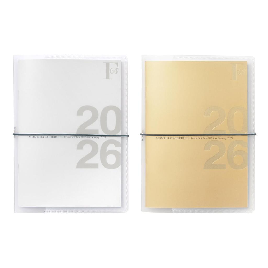 Kyokuto 2026/2025 October Start FOBCOOP A5 Holder Type Monthly White PBF93W26