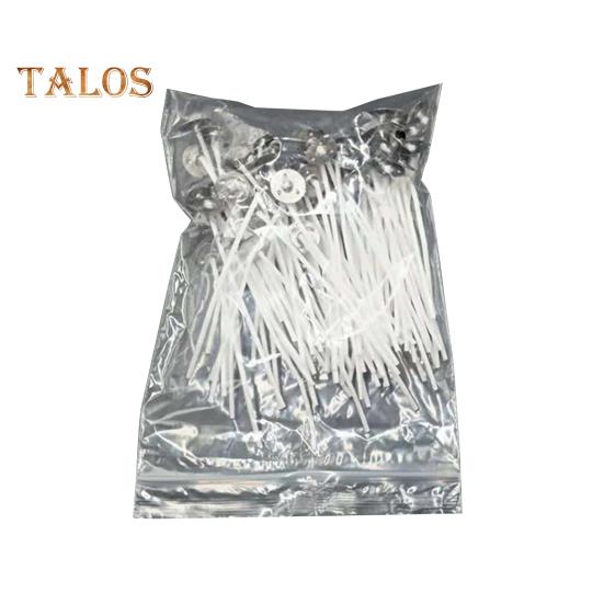 100 Adet Mum Fitilleri Pamuk Çekirdekli Mumlu Fitil Mum Yapımı için Sürdürülebilir Şehir Moda Ev Dekor