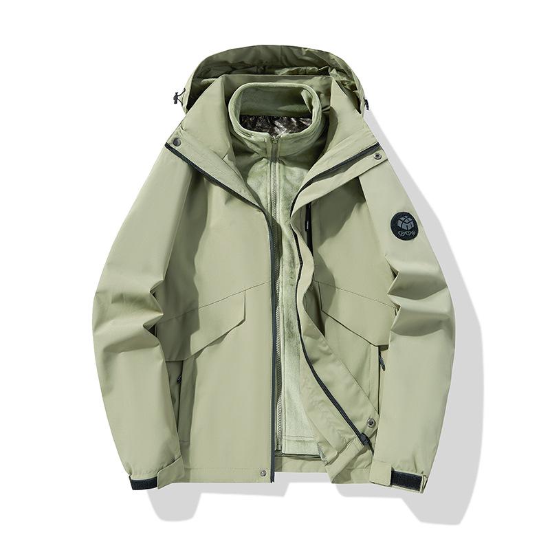 Unisex 3-in-1 Wind & Waterproof Jacket: